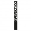 borne lumineuse branche d'arbre en aluminium noir graphite - Décor Acier