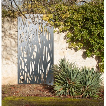 Les panneaux brise vue corten occultants,panneaux décoratifs brise soleil