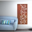 panneau décoration intérieure naturel bambou métal acier marron cuivre