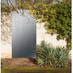 brise vue stalactite gris alu panneau mural corten