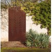 brise vue stalactite effet rouillé panneau mural corten