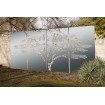 Brise vue Savana Acacia en aluminium gris